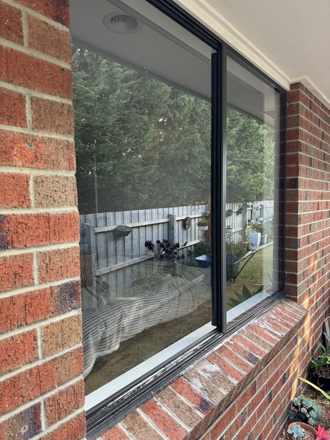 Clean window after cleaning